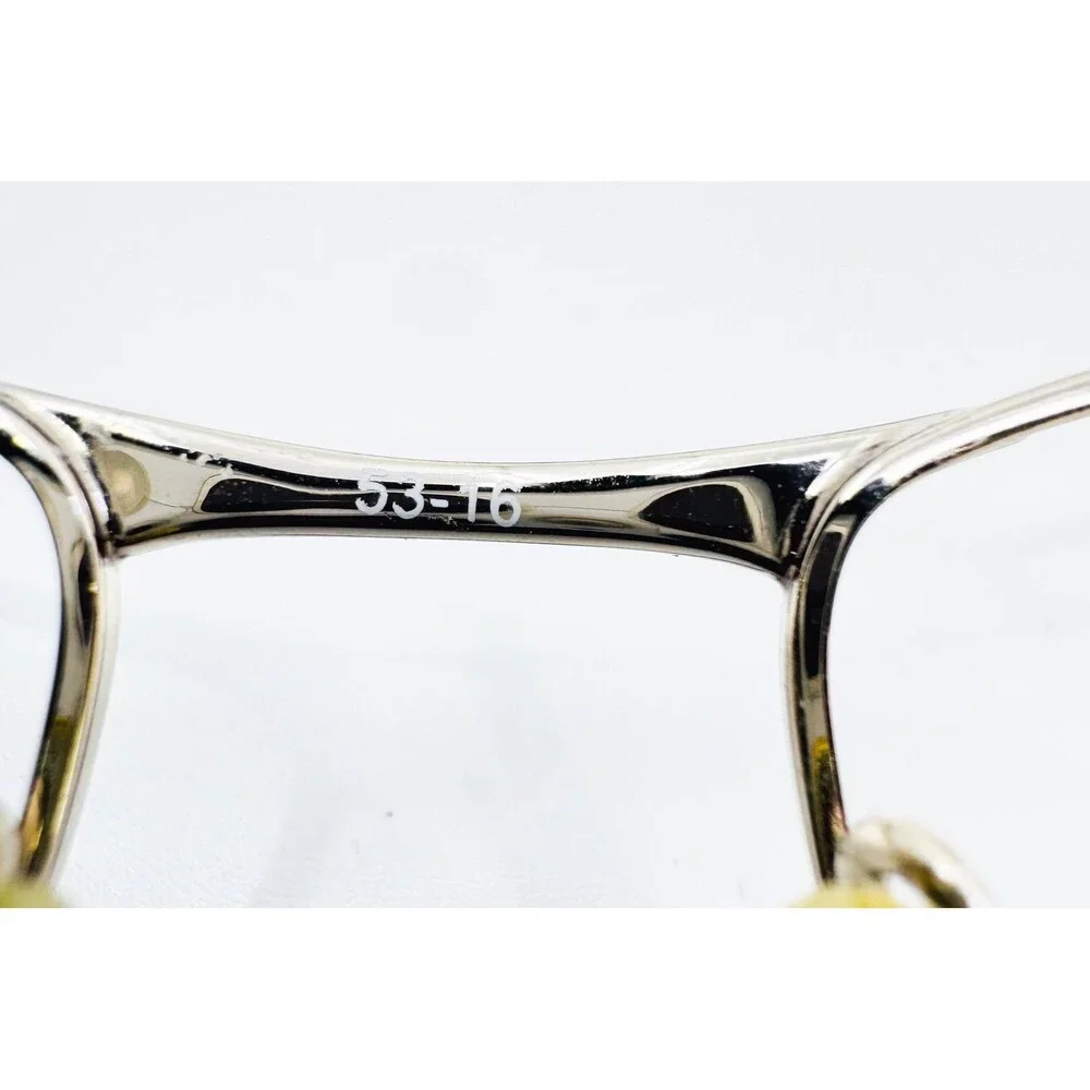 Splendor Eyeglass Frames Womens Brown SP 813 Rectangle Metal 53-16-135